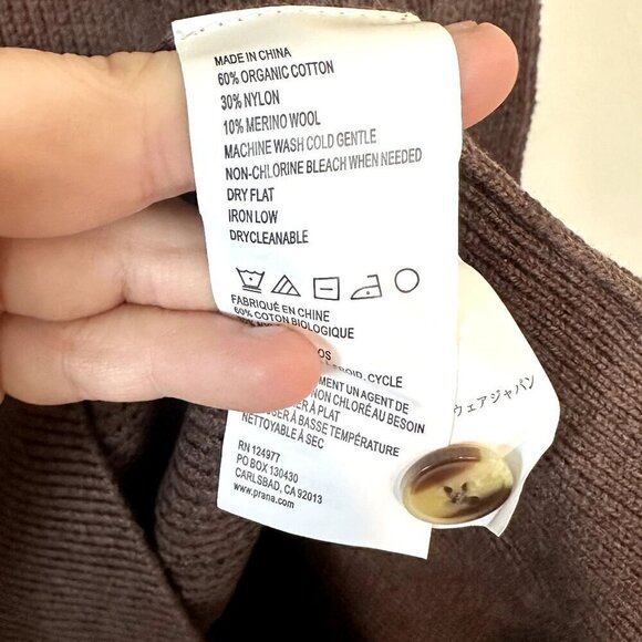 NWT Prana Milani Henley Dress in Clove - Size Extra Small - Picture 4 of 11